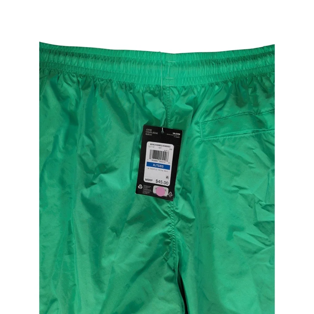 Under Armour Mens XL Green UA Essential Volley Shorts Swim Trunks NWT 1377191
